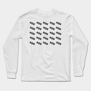 Halloween Bat Print Doodle, made by EndlessEmporium Long Sleeve T-Shirt